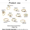 Gold Stackable Rings for Women Teen Girl Gifts Trendy Stuff Simple Star Moon Heart Knuckle Ring S...