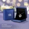CDE Forever Love Heart Necklaces for Women, Wedding Anniversary, Birthday Mothers Day Gifts for M...